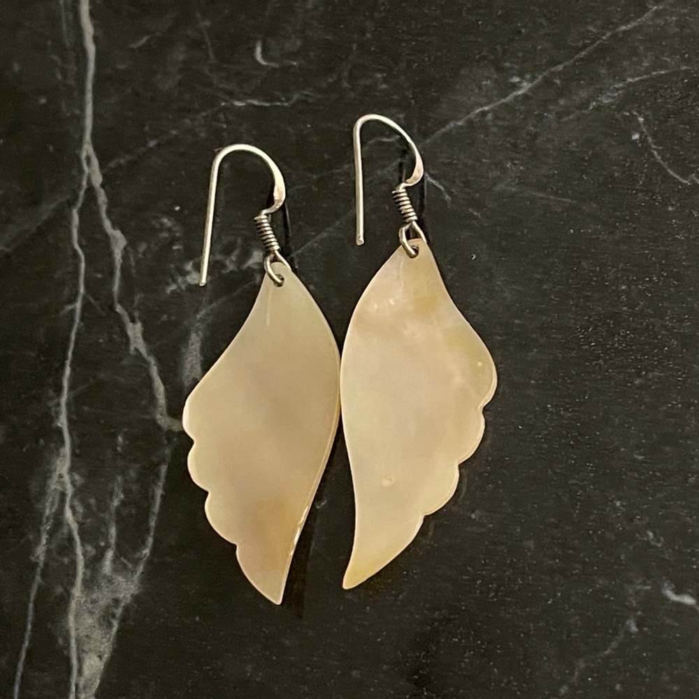 Mother Of Pearl Earrings.